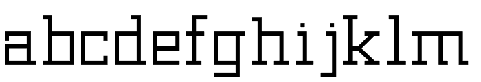 FRITZwide300 Font LOWERCASE