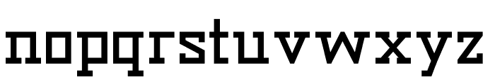 FRITZwide500 Font LOWERCASE