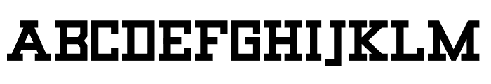 FRITZwide700 Font UPPERCASE