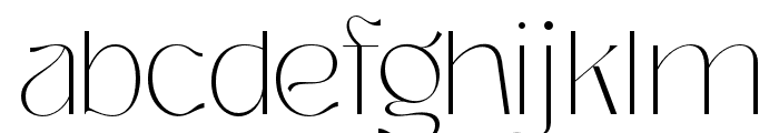 FSP DEMO - Prettywise Thin Regular Font LOWERCASE