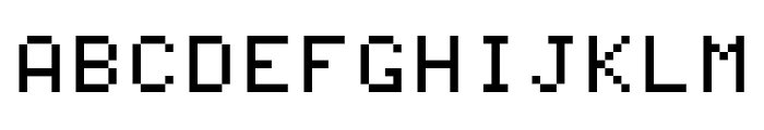 FT88 Regular Font UPPERCASE
