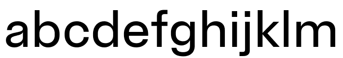 FabricSans Regular Font LOWERCASE