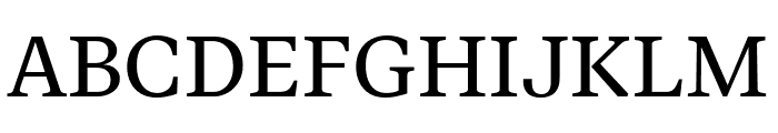 FabricSerif Regular Font UPPERCASE