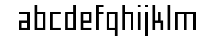 Facade Ouest Font LOWERCASE