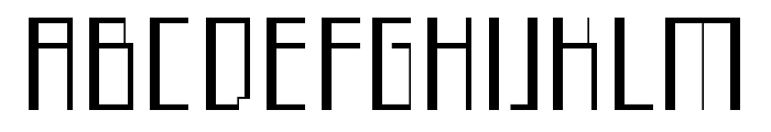 FacadeGX Font UPPERCASE