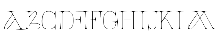 Faglia Regular Font UPPERCASE