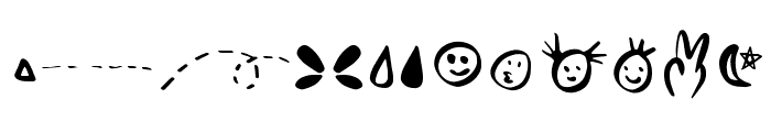 Fairyfine Doodle Font LOWERCASE