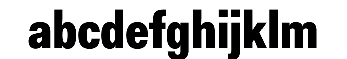 Fakt Condensed Black Font LOWERCASE