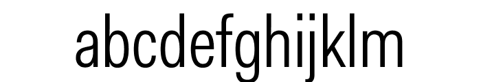 Fakt Condensed Blond Font LOWERCASE