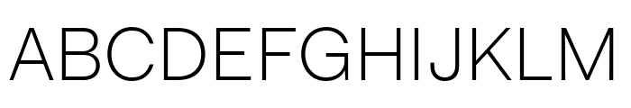 Fakt Light Font UPPERCASE