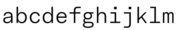 Fakt Mono Blond Font LOWERCASE