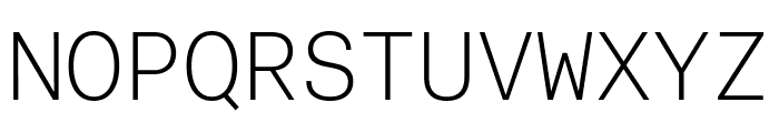 Fakt Mono Light Font UPPERCASE