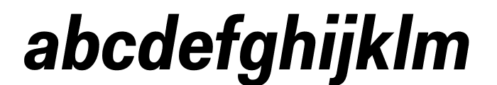 Fakt SemiCondensed Bold Italic Font LOWERCASE