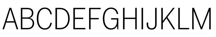 Fakt SemiCondensed Light Font UPPERCASE