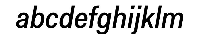 Fakt SemiCondensed Medium Italic Font LOWERCASE