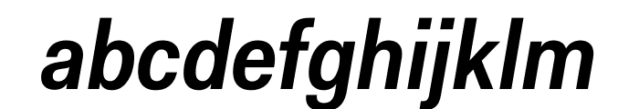 Fakt SemiCondensed SemiBold Italic Font LOWERCASE