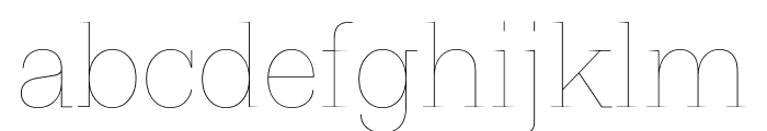 Fakt Slab Air Air Font LOWERCASE