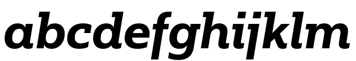 Fakt Slab Bold Italic Font LOWERCASE