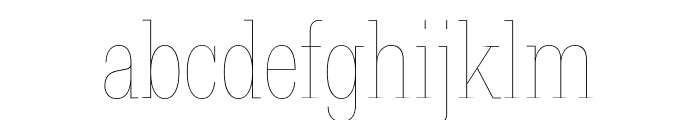 Fakt Slab Condensed Air Air Font LOWERCASE