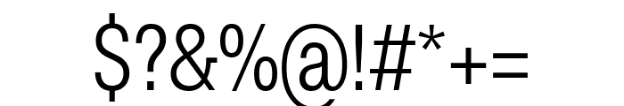 Fakt Slab Condensed Blond Font OTHER CHARS