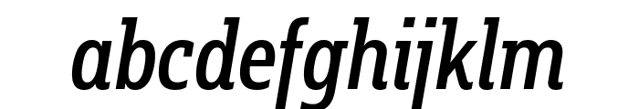 Fakt Slab Condensed Medium Italic Font LOWERCASE