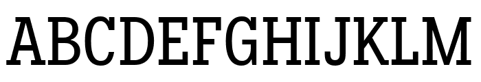 Fakt Slab Condensed Normal Font UPPERCASE