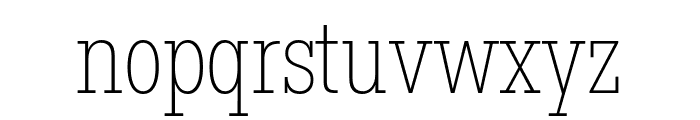 Fakt Slab Condensed Thin Thin Font LOWERCASE