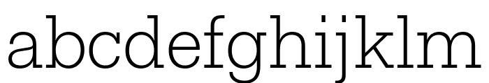 Fakt Slab Light Font LOWERCASE