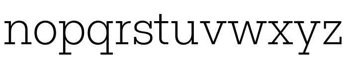 Fakt Slab Light Font LOWERCASE