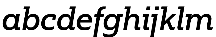 Fakt Slab Medium Italic Font LOWERCASE