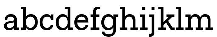 Fakt Slab Normal Font LOWERCASE