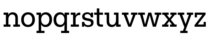 Fakt Slab Normal Font LOWERCASE