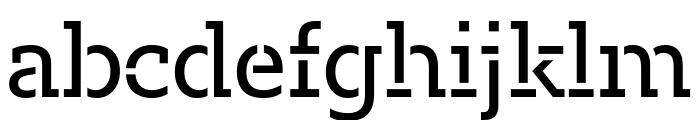 Fakt Slab Stencil Normal Font LOWERCASE
