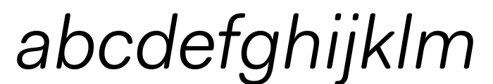 Fakt Soft Blond Italic Font LOWERCASE