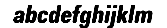 Fakt Soft Condensed Black Italic Font LOWERCASE