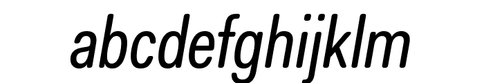 Fakt Soft Condensed Normal Italic Font LOWERCASE