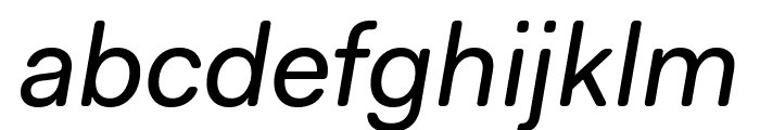 Fakt Soft Normal Italic Font LOWERCASE