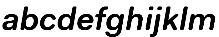 Fakt Soft SemiBold Italic Font LOWERCASE