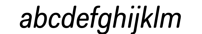 Fakt Soft SemiCondensed Normal Italic Font LOWERCASE