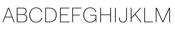 Fakt Soft Thin Font UPPERCASE