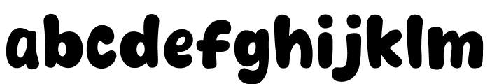 Fancake Font LOWERCASE