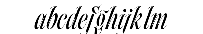 Faust MephistoItalic Font LOWERCASE
