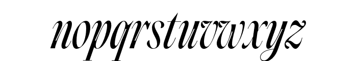 Faust WagnerItalic Font LOWERCASE