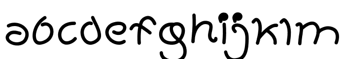 FearFluid Regular Font LOWERCASE