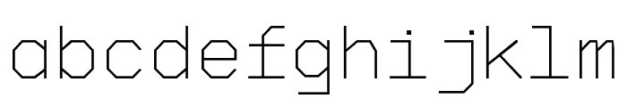 FeatureMono Hairline Font LOWERCASE