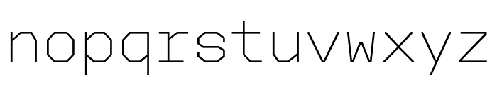 FeatureMono Hairline Font LOWERCASE