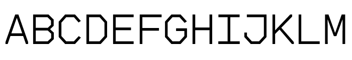 FeatureMono Light Font UPPERCASE