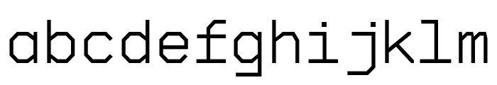 FeatureMono Light Font LOWERCASE