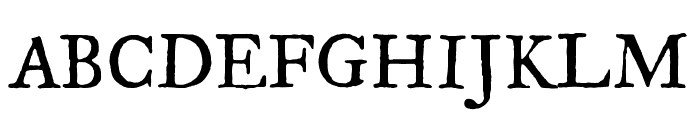 Fell Type Roman Font UPPERCASE