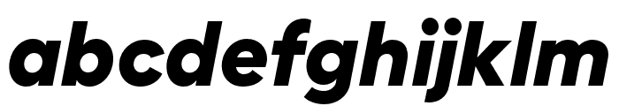 FellixTRIAL ExtraBoldItalic Font LOWERCASE